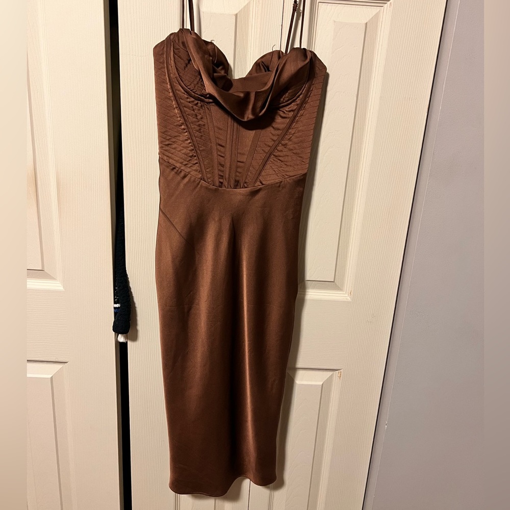 HOCB Myrna Chocolate dress